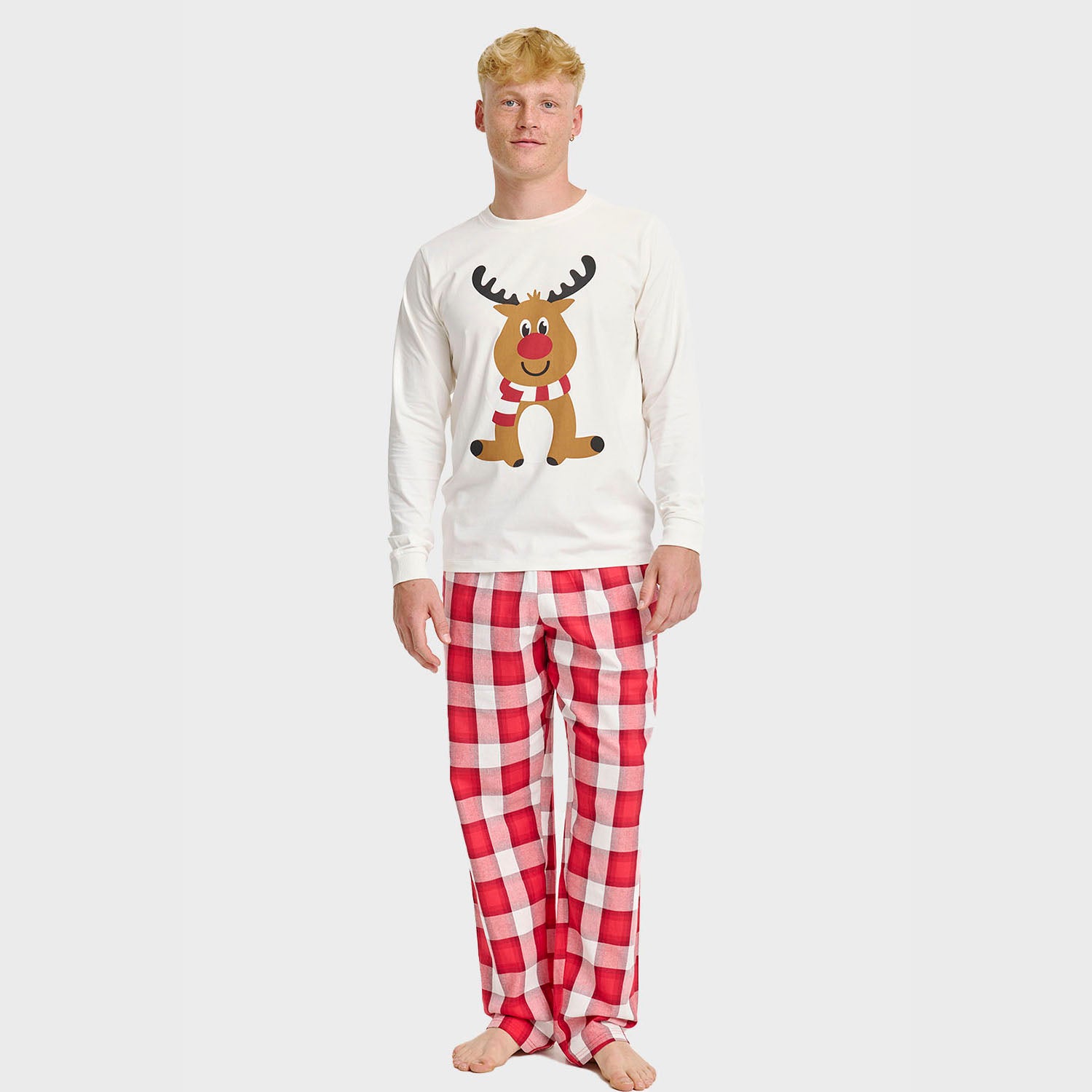 Flannel Julebukser - Herre